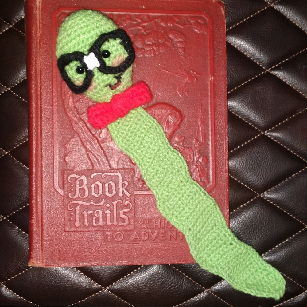 Handmade crochet bookmark